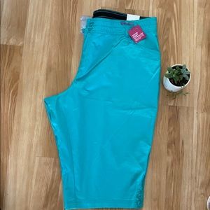 Lane Bryant size 24 turquoise Capri